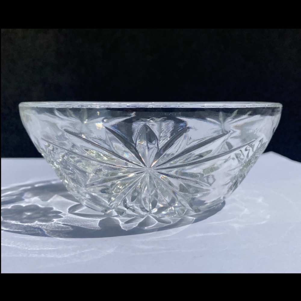 Retired Prescut clear glass by: Anchor Hocking